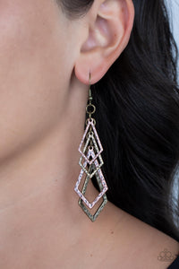 Totally TERRA-ific - Multi Earrings - Paparazzi Accessories
