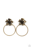 buttercup-bliss-brass-post earrings-paparazzi-accessories