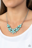 Ethereal Efflorescence - Green Necklace - Paparazzi Accessories