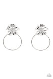 buttercup-bliss-silver-post earrings-paparazzi-accessories