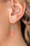 Totally Trolling - Orange Necklace - Paparazzi Accessories