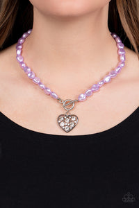 Color Me Smitten - Purple Necklace - Paparazzi Accessories