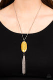 Southern Stroll - Yellow Necklace - Paparazzi Accessories