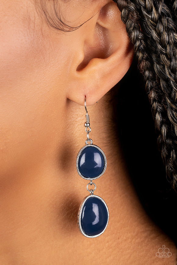 Mediterranean Myth - Blue Earrings - Paparazzi Accessories
