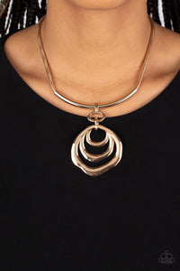 Forged in Fabulous - Gold Necklace - Paparazzi Accessories