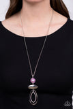 Modern Day Demure - Purple Necklace - Paparazzi Accessories
