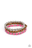 escapade-route-pink-bracelet-paparazzi-accessories