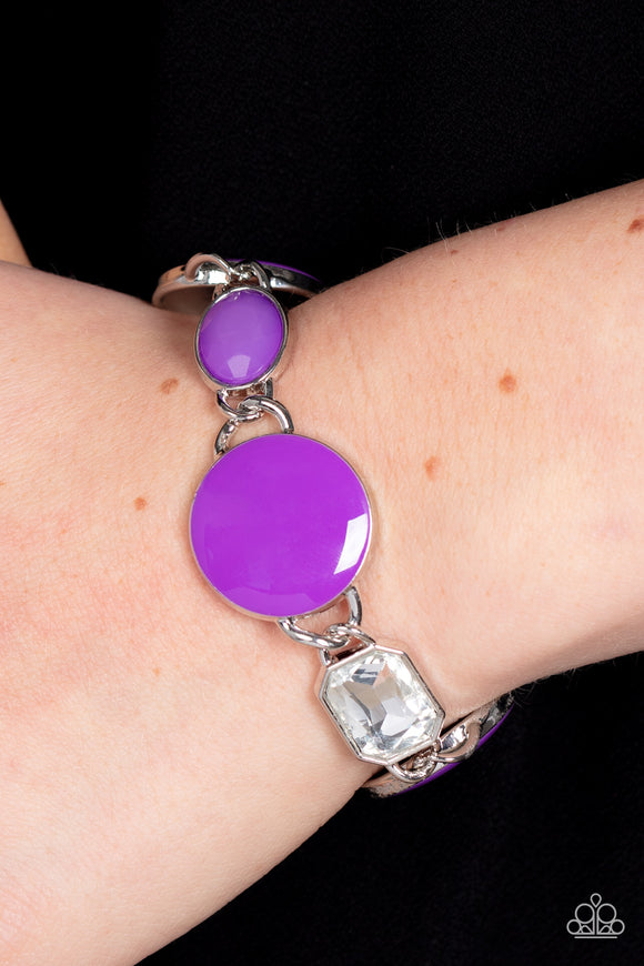 Dreamscape Dazzle - Purple Bracelet - Paparazzi Accessories
