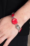 Dreamscape Dazzle - Red Bracelet - Paparazzi Accessories