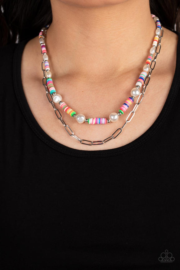 Tidal Trendsetter - Multi Necklace - Paparazzi Accessories