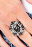 Astral Attitude - Silver Ring - Paparazzi Accessories
