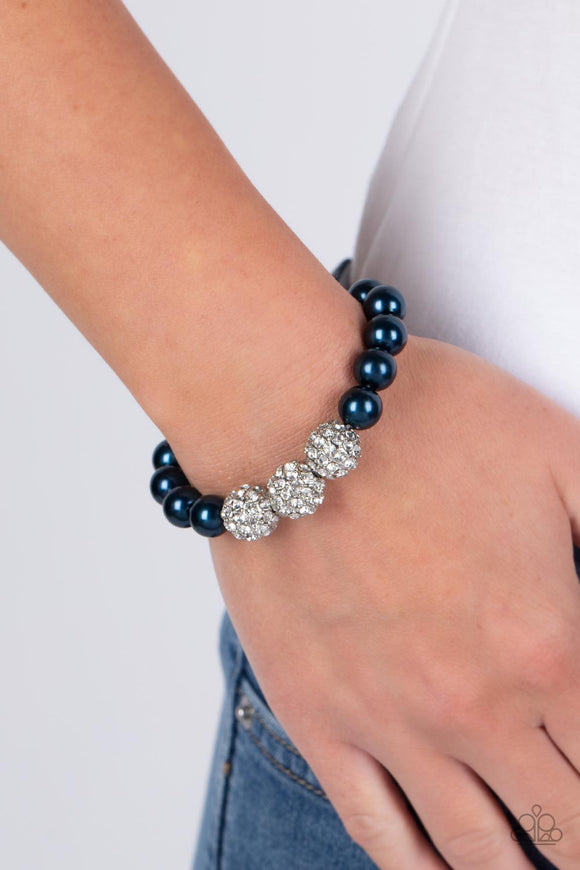 Breathtaking Ball - Blue Bracelet - Paparazzi Accessories