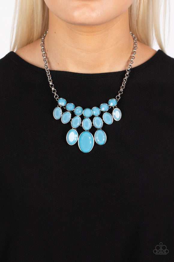 Delectable Daydream - Blue Necklace - Paparazzi Accessories