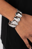 Classy Cave - Silver Bracelet - Paparazzi Accessories