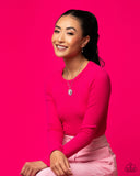 Sweethearts Stroll - Pink Necklace - Paparazzi Accessories