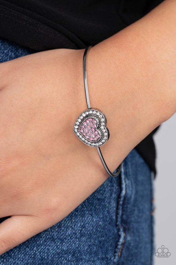 Stunning Soulmates - Pink Bracelet - Paparazzi Accessories