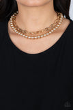 Suburban Yacht Club - Brown Necklace - Paparazzi Accessories