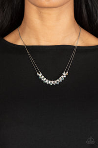 Shimmering High Society - Silver Necklace - Paparazzi Accessories