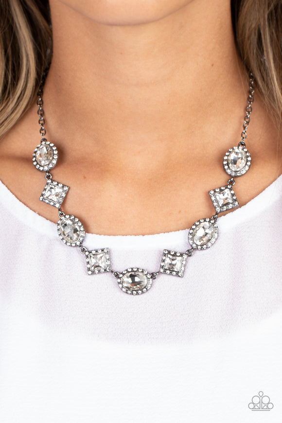 Diamond of the Season - Black Necklace - Paparazzi Accessories