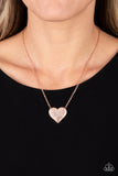 Spellbinding Sweetheart - Copper Necklace - Paparazzi Accessories