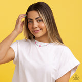 Bewitching Beading - Pink Necklace - Paparazzi Accessories