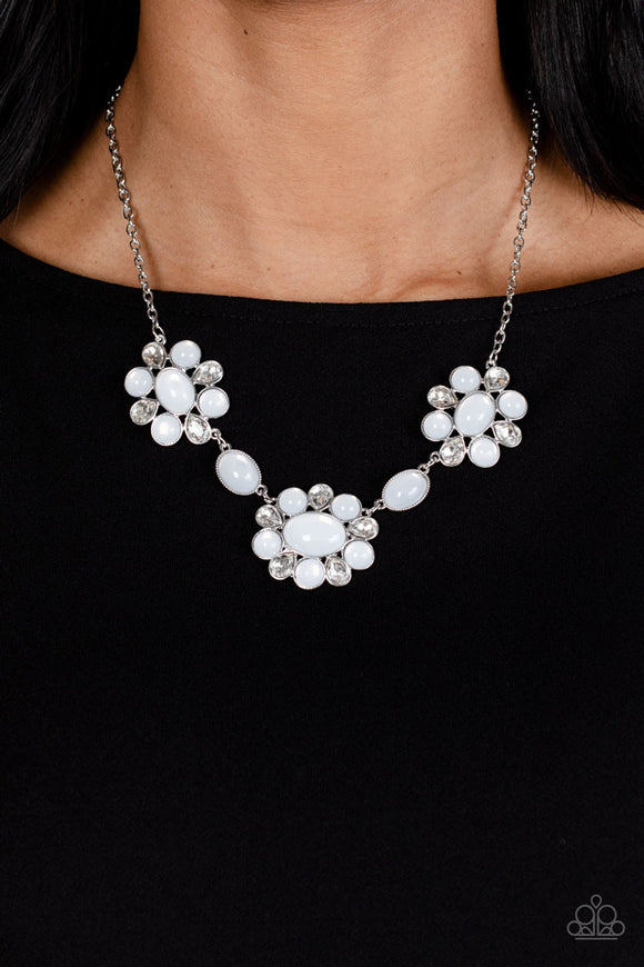 Your Chariot Awaits - White Necklace - Paparazzi Accessories