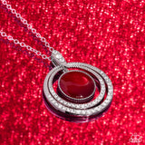 Cats Eye Couture - Red Necklace - Paparazzi Accessories