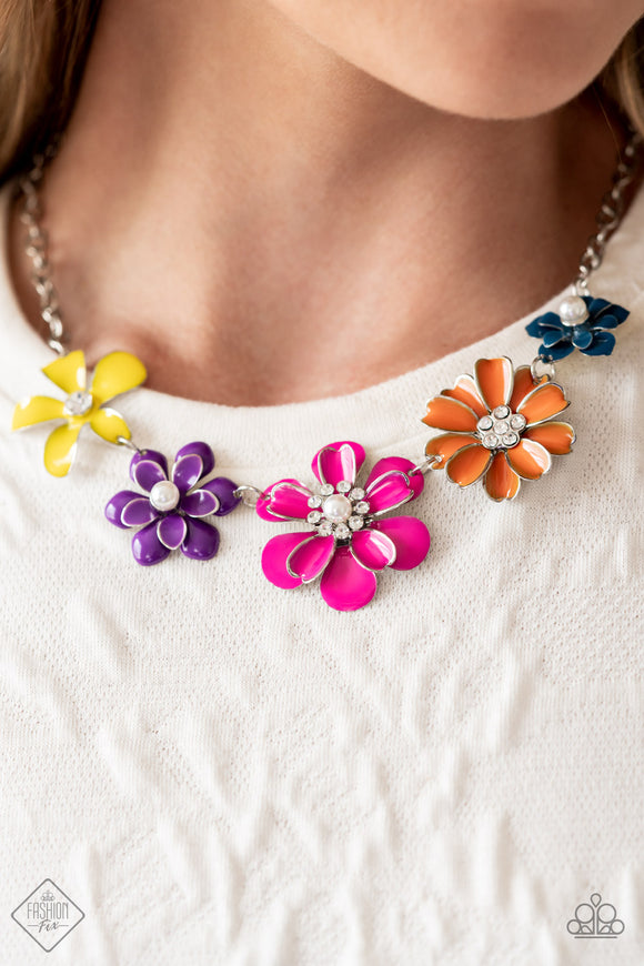 Floral Reverie - Multi Necklace - Paparazzi Accessories