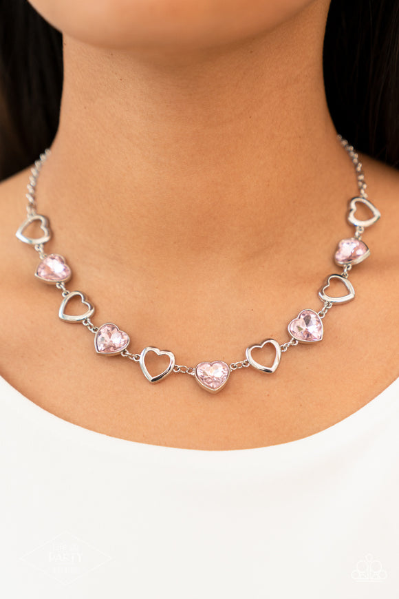 Contemporary Cupid - Pink Necklace - Paparazzi Accessories