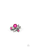 wonderland-wildflower-pink-ring-paparazzi-accessories