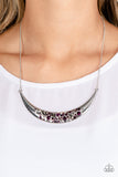 Bejeweled Baroness - Purple Necklace - Paparazzi Accessories
