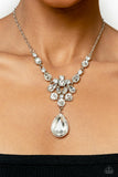 TWINKLE of an Eye - White Necklace - Paparazzi Accessories