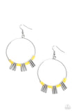 luxe-lagoon-yellow-earrings-paparazzi-accessories
