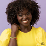 Buzzworthy Botanicals - Red Bracelet - Paparazzi Accessories