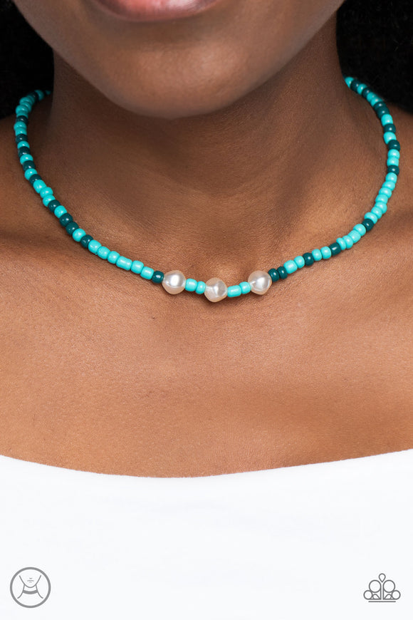 I Can SEED Clearly Now - Green Necklace - Paparazzi Accessories