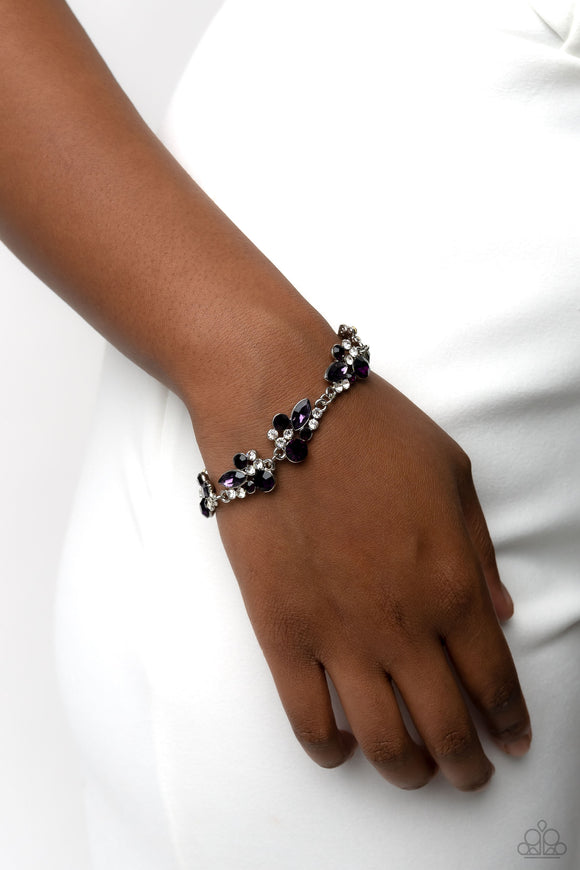 Poolside Perfection - Purple Bracelet - Paparazzi Accessories