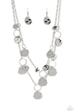 hammered-horizons-silver-necklace-paparazzi-accessories