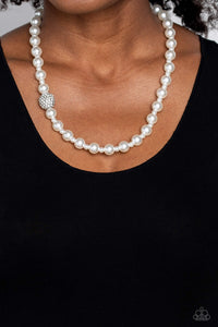 Countess Chic - White Necklace - Paparazzi Accessories