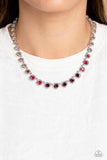 Kaleidoscope Charm - Purple Necklace - Paparazzi Accessories