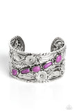 still-floral-stones-purple-bracelet-paparazzi-accessories