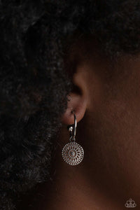 Mandala Maiden - Silver Earrings - Paparazzi Accessories