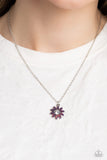 Daisy Diva - Purple Necklace - Paparazzi Accessories