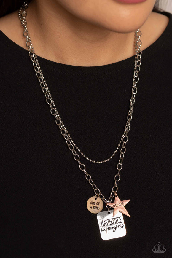 Masterpiece in Progress - Multi Necklace - Paparazzi Accessories