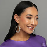 The PEARL Next Door - White Earrings - Paparazzi Accessories
