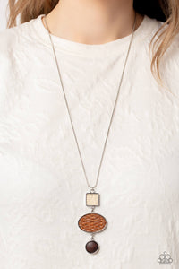 Walk the TWINE - Brown Necklace - Paparazzi Accessories