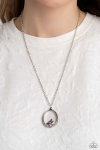 Dynamic Dragonfly - Purple Necklace - Paparazzi Accessories