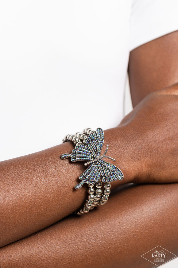 First WINGS First - Blue Bracelet - Paparazzi Accessories