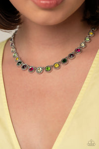 Kaleidoscope Charm - Multi Necklace - Paparazzi Accessories