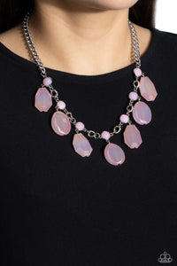 Maldives Mural - Pink Necklace - Paparazzi Accessories
