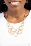 Limelight Lead - Gold Necklace - Paparazzi Accessories